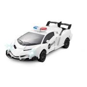 Masina de politie Transformer Roboforces, cu telecomanda si lumini Toi-Toys TT25854A BBJTT25854A_Alb