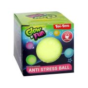 Minge Antistres Fosforescenta diametru 6 cm Toi-Toys TT82221Z BBJTT82221Z_Galben