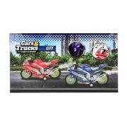 Motocicleta de Curse cu Lumini si Sunete 30 cm Toi-Toys TT29210Z BBJTT29210Z_Albastru
