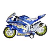 Motocicleta de Curse cu Lumini si Sunete 30 cm Toi-Toys TT29210Z BBJTT29210Z_Albastru