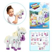 Puzzle 3D Spuma Cal 59 piese Toi-Toys TT43541A BBJTT43541A_Initiala