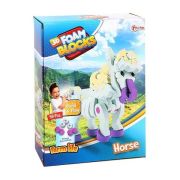 Puzzle 3D Spuma Cal 59 piese Toi-Toys TT43541A BBJTT43541A_Initiala