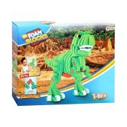 Puzzle 3D Spuma Dino T-Rex 104 piese Toi-Toys TT43542A BBJTT43542A_Verde