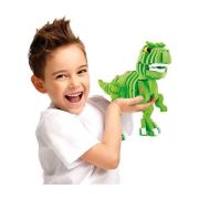 Puzzle 3D Spuma Dino T-Rex 104 piese Toi-Toys TT43542A BBJTT43542A_Verde