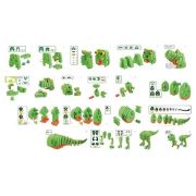 Puzzle 3D Spuma Dino T-Rex 104 piese Toi-Toys TT43542A BBJTT43542A_Verde