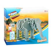 Puzzle 3D Spuma Elefant 75 piese Toi-Toys TT43545A BBJTT43545A_Gri