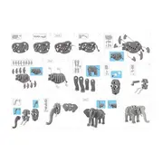 Puzzle 3D Spuma Elefant 75 piese Toi-Toys TT43545A BBJTT43545A_Gri