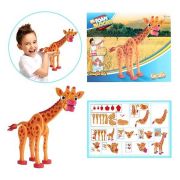 Puzzle 3D Spuma Girafa 104 piese Toi-Toys TT43547A BBJTT43547A_Portocaliu