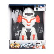 Robot Interactiv Defender cu Lumini, Sunete si Rotire 360 grade Toi-Toys TT30656A BBJTT30656A_Portocaliu