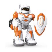 Robot Interactiv Defender cu Lumini, Sunete si Rotire 360 grade Toi-Toys TT30656A BBJTT30656A_Portocaliu