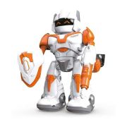 Robot Interactiv Defender cu Lumini, Sunete si Rotire 360 grade Toi-Toys TT30656A BBJTT30656A_Portocaliu