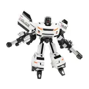 Robot Transformabil in Masina SUV Roboforces 20 cm Toi-Toys TT30087Z BBJTT30087Z_Alb