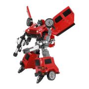 Robot Transformabil in Masina SUV Roboforces 20 cm Toi-Toys TT30087Z BBJTT30087Z_Rosu