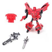 Robot Transformabil in Masina Sport Roboforces 26 cm Toi-Toys TT30090Z BBJTT30090Z_Rosu