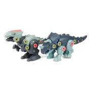 Set 2 Dinozauri Demontabili cu Surubelnita Inclusa Toi-Toys TT43965Z BBJTT43965Z_Albastru