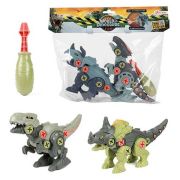 Set 2 Dinozauri Demontabili cu Surubelnita Inclusa Toi-Toys TT43965Z BBJTT43965Z_Verde