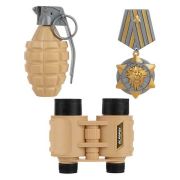 Set militar 8 piese ALFAFOX Ansamblu Militar Desert - Cu Lumini Toi-Toys TT15081A BBJTT15081A_Initiala