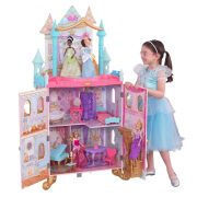 Castel de joaca din lemn pentru papusi disney princess - okekk10276