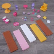 Casuta de joaca din lemn pentru papusi candy castle - okekk20242