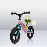 Lionelo - Bicicleta usoara Bart Tour, Fara pedale, Cu cadru din magneziu, Cu ghidon si sa reglabile, Greutate 3.8 Kg, 12 inch, Conform cu standardul european de securitate EN71, Pink Bubblegum BYNLOE-BART_TOUR_PINK_BUBBLEGUM
