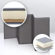 Lionelo - Patut pliant cu doua nivele Sven Plus, 120x60 cm, arcada jucarii, masuta de infasat, vibratii, melodii, conform cu standardele europeane de securitate EN716 si EN12221, Grey BYNLO-SVEN_PLUS_GREY_CONCRETE