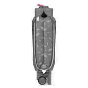 Lionelo - Patut pliant cu doua nivele Sven Plus, 120x60 cm, arcada jucarii, masuta de infasat, vibratii, melodii, conform cu standardele europeane de securitate EN716 si EN12221, Grey BYNLO-SVEN_PLUS_GREY_CONCRETE