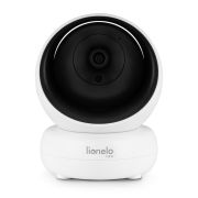 Lionelo - Videofon Babyline 8.3, Cu termometru, Cu melodii, Comunicare in 2 sensuri, Rotire 360 grade, Alb BYNLOC-BABYLINE_8.3_WHITE