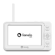 Lionelo - Videofon Babyline 8.3, Cu termometru, Cu melodii, Comunicare in 2 sensuri, Rotire 360 grade, Alb BYNLOC-BABYLINE_8.3_WHITE