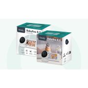 Lionelo - Videofon Babyline 8.3, Cu termometru, Cu melodii, Comunicare in 2 sensuri, Rotire 360 grade, Alb BYNLOC-BABYLINE_8.3_WHITE