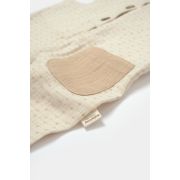 Salopeta cu bretele si buzunar, 100% bumbac - Stone, BabyCosy (Marime: 9-12 luni) JEMBC-CSYM7042-9
