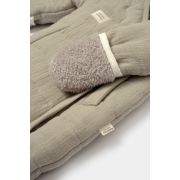 Salopeta de iarna pentru bebelusi, Winter muselin, 100% bumbac - Verde, BabyCosy (Marime: 12-18 Luni) JEMBC-CSYM7052-12