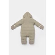 Salopeta de iarna pentru bebelusi, Winter muselin, 100% bumbac - Verde, BabyCosy (Marime: 12-18 Luni) JEMBC-CSYM7052-12