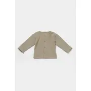 Set bluza si salopeta, Winter muselin, 100% bumbac - Verde, BabyCosy (Marime: 3-6 Luni) JEMBC-CSYM7046-3