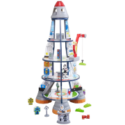 Set de joaca din lemn cu 5 nivele racheta - okekk63443