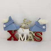 Ghetute Bleu cu blanita BIT X-mas - FOXBTX2565