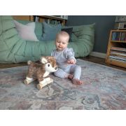 Little Bird Told Me - Willow Deer Pull Along Toy Cu Roti Detasabile, Pentru Copii Pjblb3114