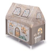 Patut Pliant Voiaj Cu Doua Niveluri De Inaltime, Ultraportabil Pentru Copii   Daily Dolci Sogni  , Usor De Transportat, Ideal Pentru Calatorii, Material Rezistent Cu Protectii Laterale Si Saltea Inclusa Pjb49115040