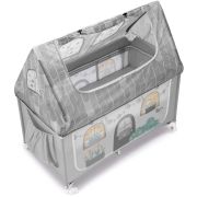 Patut Pliant Voiaj Cu Doua Niveluri De Inaltime, Ultraportabil Pentru Copii   Daily Dolci Sogni  , Usor De Transportat, Ideal Pentru Calatorii, Material Rezistent Cu Protectii Laterale Si Saltea Inclusa Pjb49115040