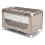 Patut Pliant Voiaj Ultraportabil Pentru Copii   Pisolino  , Usor De Transportat, Ideal Pentru Calatorii, Material Rezistent Cu Protectii Laterale Si Saltea Inclusa, Bej Pjb9091184