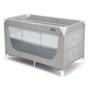Patut Pliant Voiaj Ultraportabil Pentru Copii   Pisolino  , Usor De Transportat, Ideal Pentru Calatorii, Material Rezistent Cu Protectii Laterale Si Saltea Inclusa, Gri Pjb49081185
