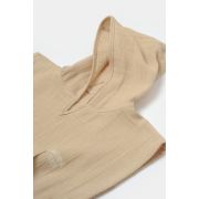 Prosop plaja - poncho copii din muselina absorbanta, Apricot, BabyCosy JEMBC-CSYM7056