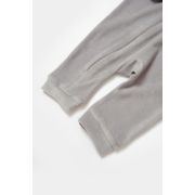 Salopeta Elefant cu maneca lunga din 80%bumbac organic si 20% poliester - Gri, BabyCosy (Marime: 9-12 luni) JEMBC-CSYK6056-9
