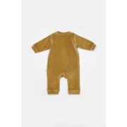 Salopeta Elefant cu maneca lunga din 80%bumbac organic si 20% poliester - Mustar, BabyCosy (Marime: 3-6 Luni) JEMBC-CSYK6055-3