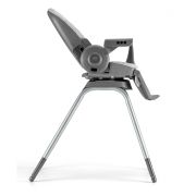 Scaun De Masa 4in1 Pentru Bebelusi Si Copii, Cam   Original, Inaltime Ajustabila, Varsta 0-14 Ani, Pliabil, Centura De Siguranta In 5 Puncte, Depozitare, Gri Matlasat Pjb9220065