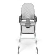 Scaun De Masa 4in1 Pentru Bebelusi Si Copii, Cam   Original, Inaltime Ajustabila, Varsta 0-14 Ani, Pliabil, Centura De Siguranta In 5 Puncte, Depozitare, Gri Matlasat Pjb9220065