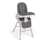 Scaun De Masa 4in1 Pentru Bebelusi Si Copii, Cam   Original, Inaltime Ajustabila, Varsta 0-14 Ani, Pliabil, Centura De Siguranta In 5 Puncte, Depozitare, Gri Pjb9220010