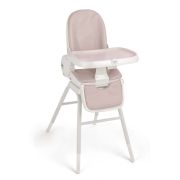 Scaun De Masa 4in1 Pentru Bebelusi Si Copii, Cam   Original, Inaltime Ajustabila, Varsta 0-14 Ani, Pliabil, Centura De Siguranta In 5 Puncte, Depozitare, Rose Pjb9220041
