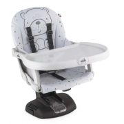 Scaun De Masa Cam   Seat Idea, Inaltime Ajustabila, Varsta 6-36 Luni, Pliabil, Centura De Siguranta In 5 Puncte, Gri Pjb9273443