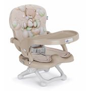 Scaun De Masa Cam   Smarty Pop, Inaltime Ajustabila, Varsta 6-36 Luni, Pliabil, Centura De Siguranta In 3 Puncte, Bej Pjb9323339
