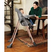 Scaun De Masa Multifunctional Pentru Bebelusi Si Copii, Cam   Pappananna, Inaltime Ajustabila, Varsta 6-36 Luni, Pliabil, Centura De Siguranta In 5 Puncte, Depozitare, Gold Pjb9225343